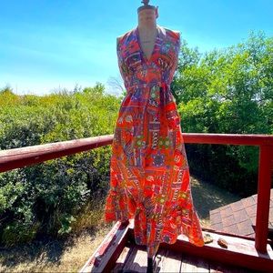 Vintage Mod 60's Halter dress